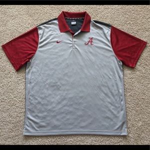 Nike Shirts - Nike Alabama Crimson Tide Dri Fit polo shirt 2XL Nike Shirts - Nike Alabama Crimson Tide Dri Fit polo shirt 2XL